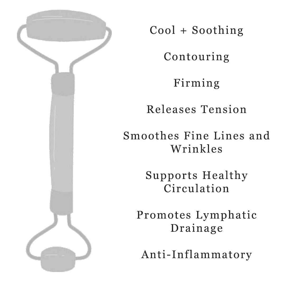 Clear Quartz Facial Roller Hyssop Beauty Apothecary L.L.C.