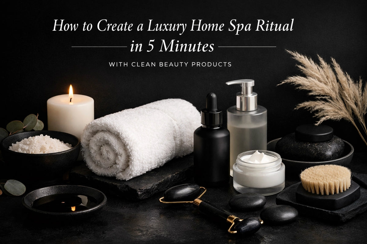 How to Create a Luxury Home Spa Ritual in 5 Minutes with Clean Beauty ...