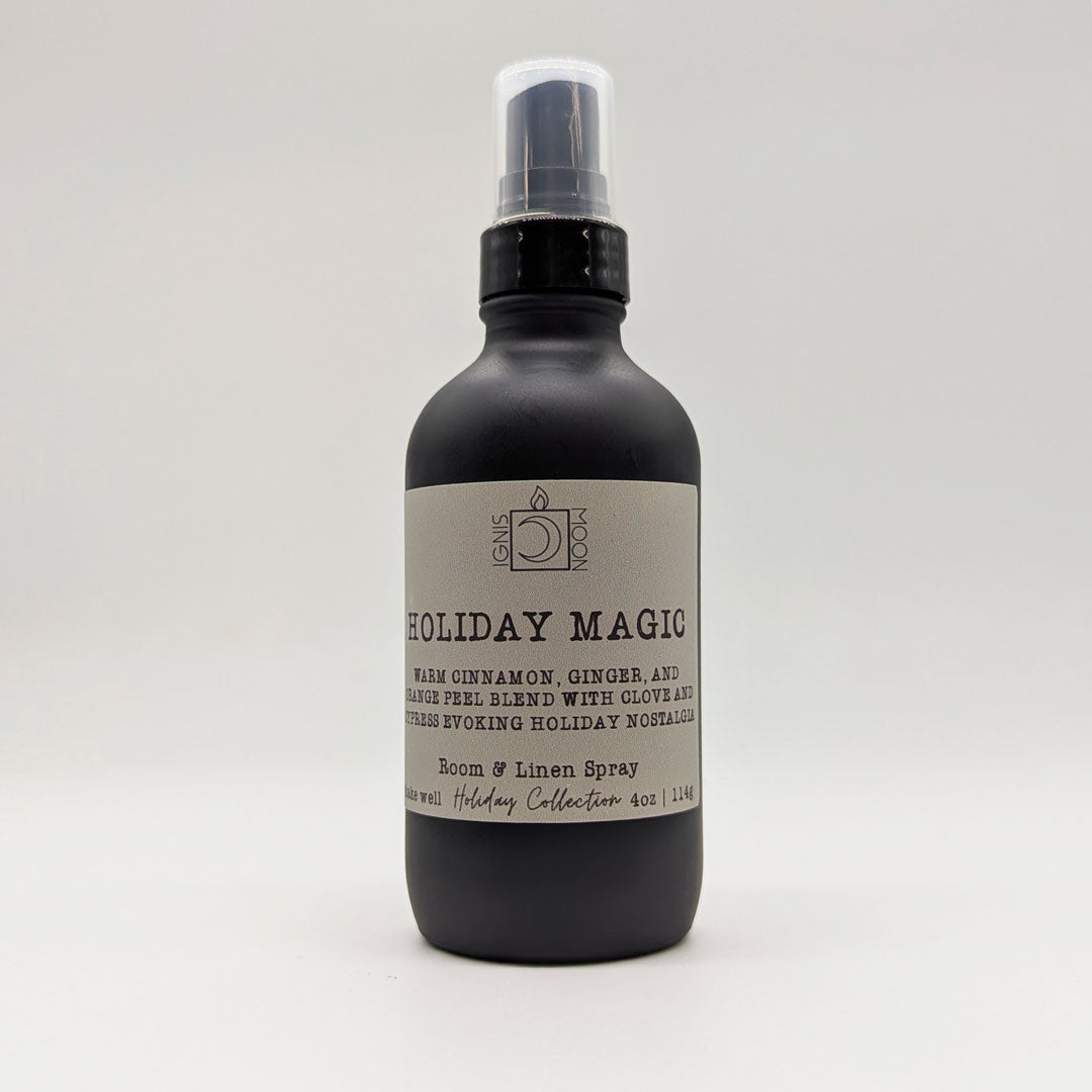 room spray holiday magic cinnamon ginger orange peel clove cypress