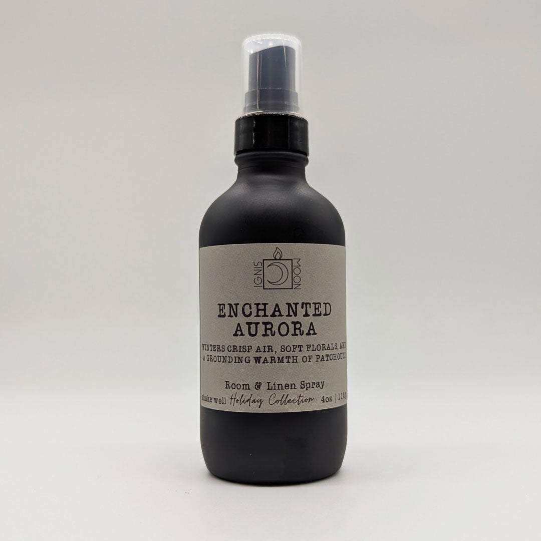 room spray enchanted aurora ozone lily of the valley freesia patchouli vanilla