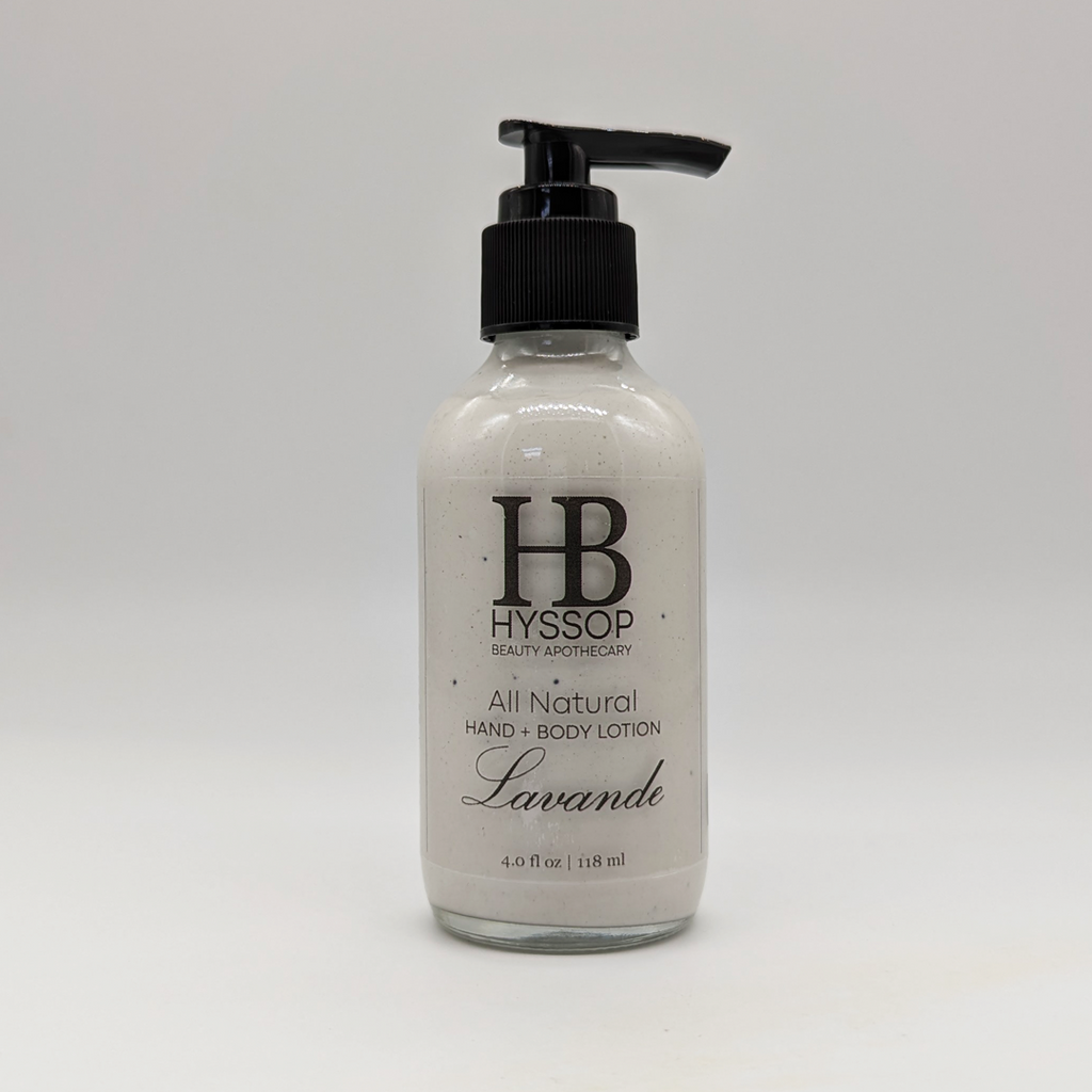 All Natural Lavendar Hand Lotion Body Lotion Lavande