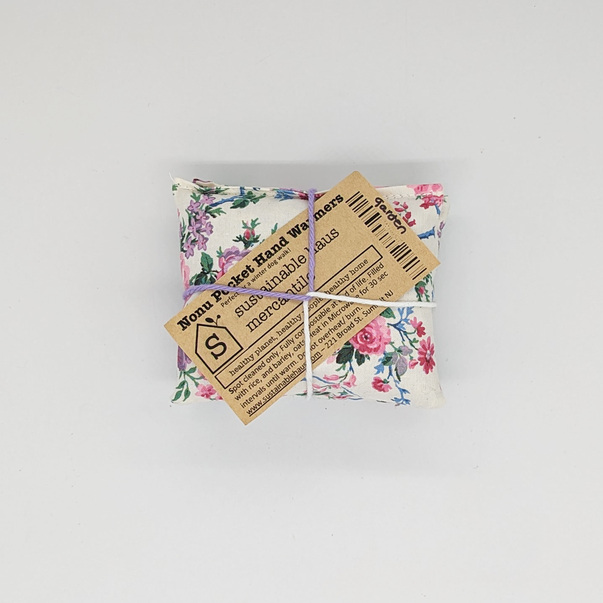 Zero Waste Non-Toxic Hand Warmers Floral