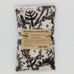 Warm n' Cozy Rice Bag Sustainable Heating Pad Cooling Bag Taupe Floral