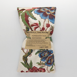 Warm n' Cozy Rice Bag Sustainable Heating Pad Cooling Bag Floral