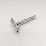 eco-friendly safety razor plastic free butterfly safety razor white chrome