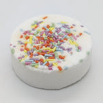 Birthday Cake Bath Bomb with Sprinkles Vanilla