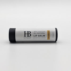All Natural Lip Balm Creamsicle Sustainable Compostable Cardboard Eco-Friendly
