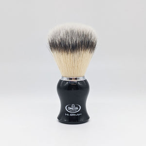 Omega Hi-Brush fiber shaving brush (Black)