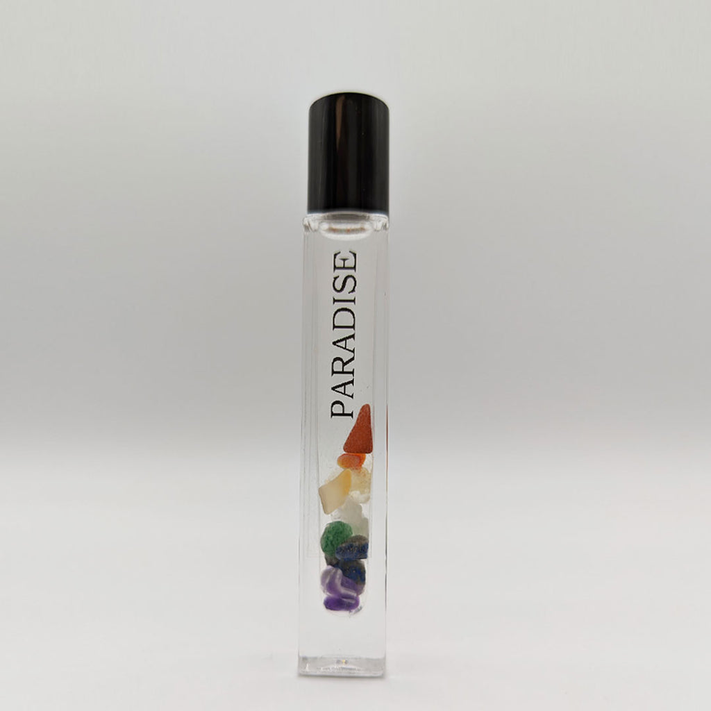 All Natural Perfum Rollerball with Rainbow Crystals